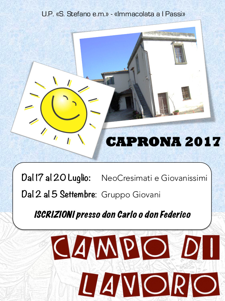 Campo di lavoro 2017 a Caprona