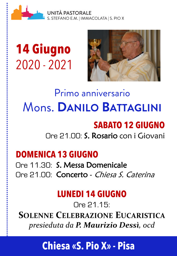 Primo anniversario don Battaglini