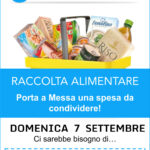 Raccolta 1a domenica del mese: 7 settembre 2025