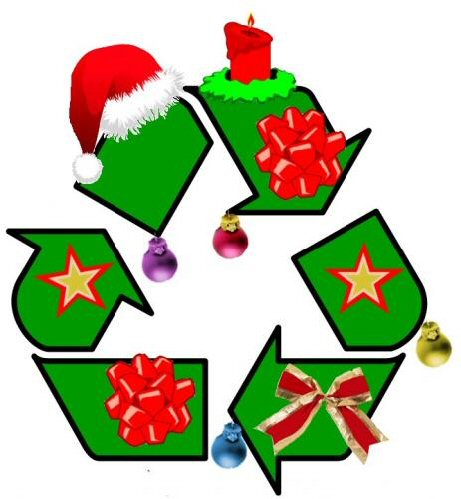 Logo riciclo natale
