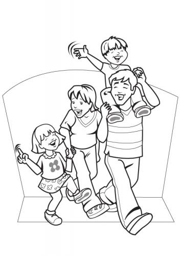 famiglia disegno