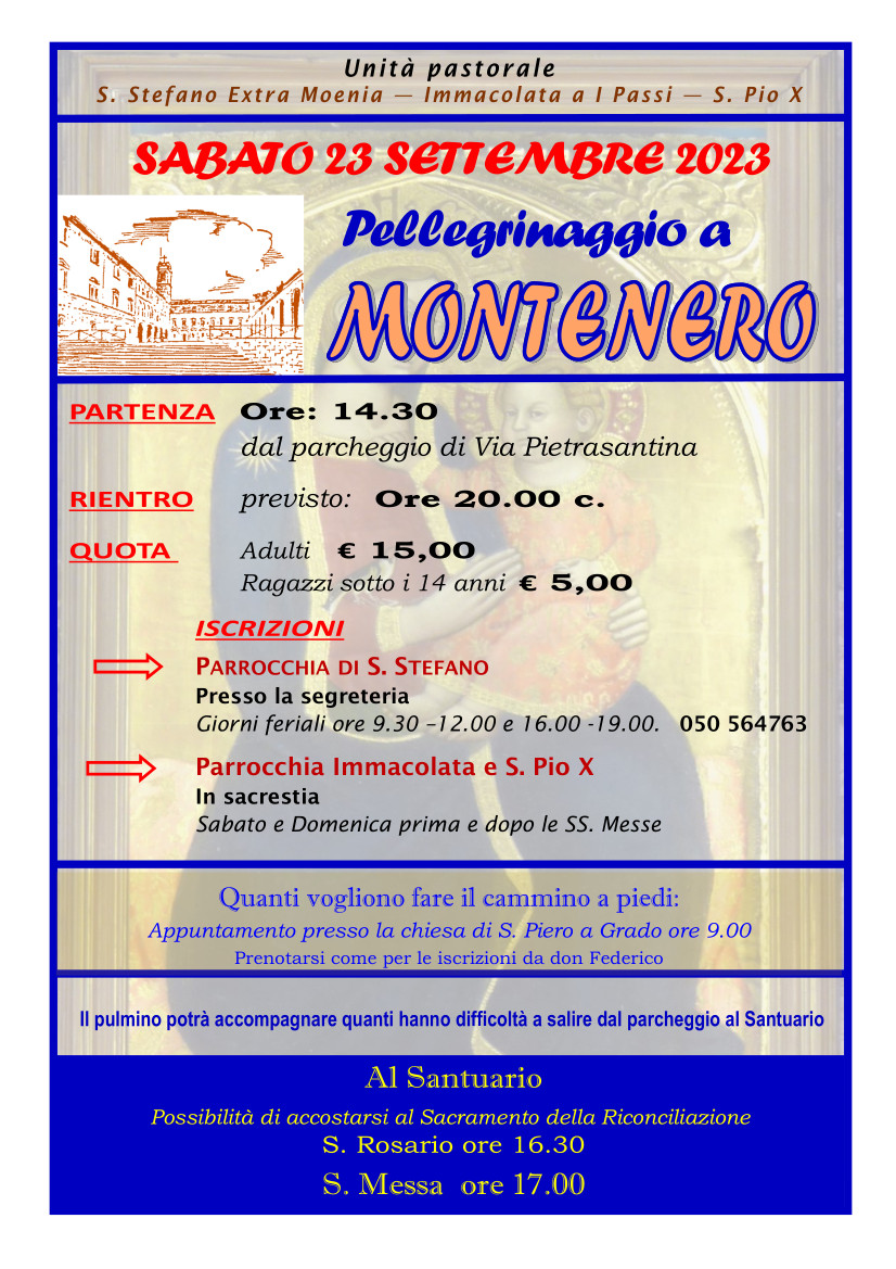 Pellegrinaggio a Montenero 2023