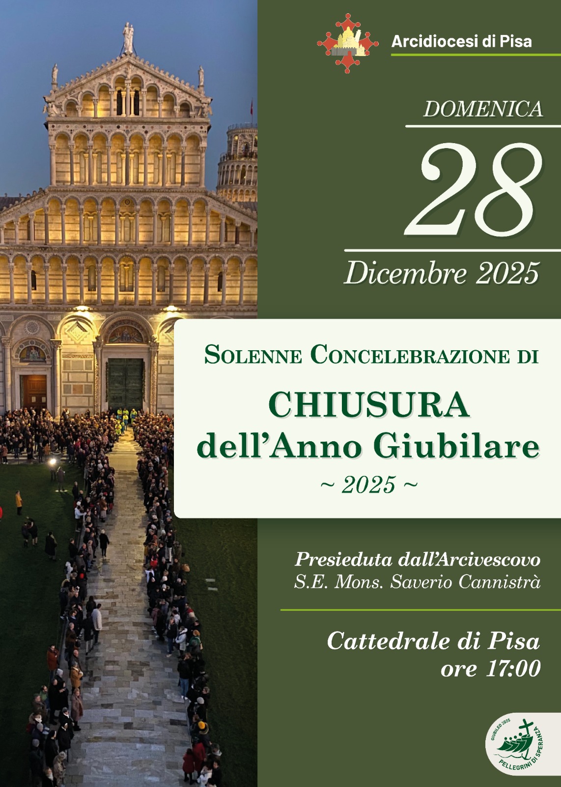 Chiusura dell’Anno Giubilare