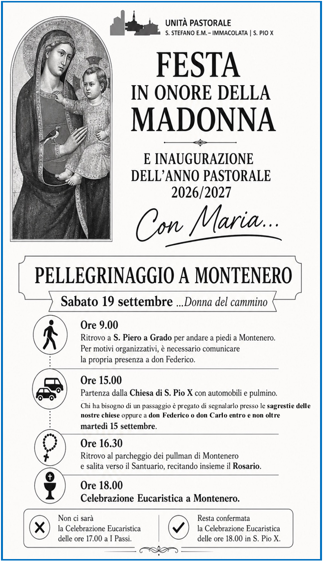 Pellegrinaggio a Montenero 2026